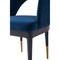 Manhattan Comfort Carrington Dining Armchair in Midnight Blue, 2PK 2-DC089AR-BL - alternate 4